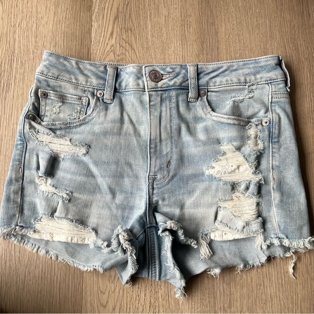 American Eagle Distressed Denim Women Shorts